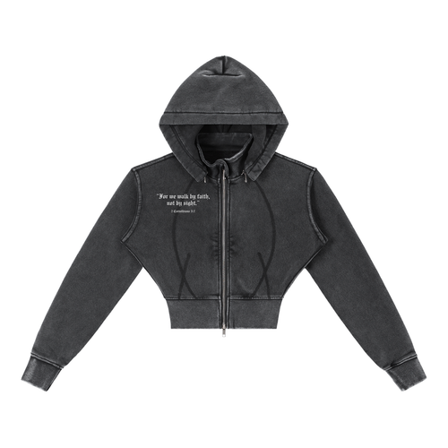 EYEOFFAITH ,Cropped hoodie ,Streetwear ,Christ