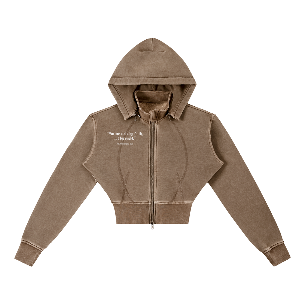 EYE OF FAITH - Cropped Hoodie