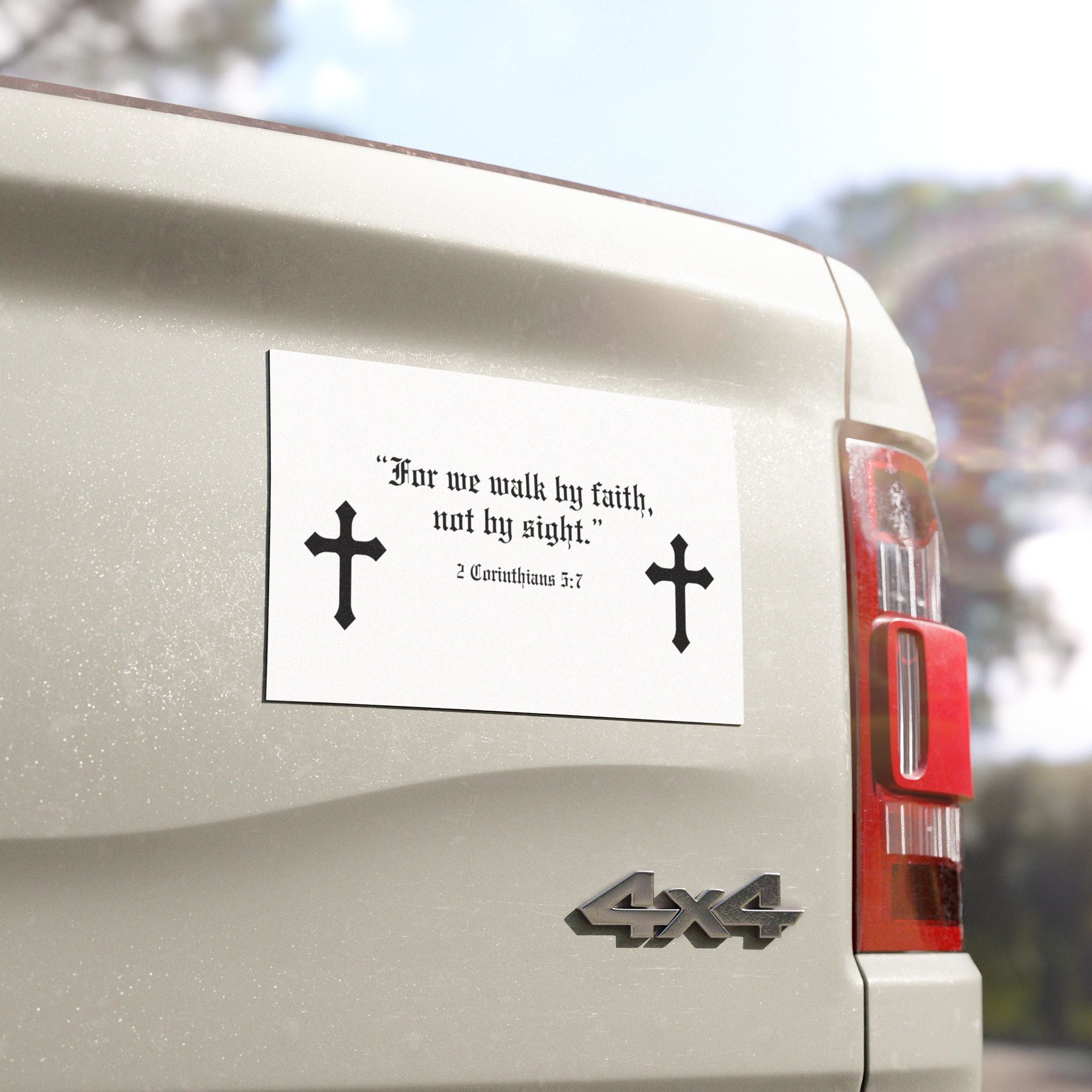 EYE OF FAITH - car magnet