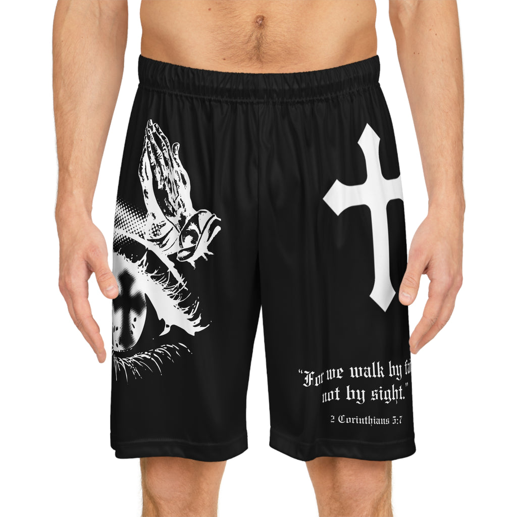 EYE OF FAITH - basketball shorts