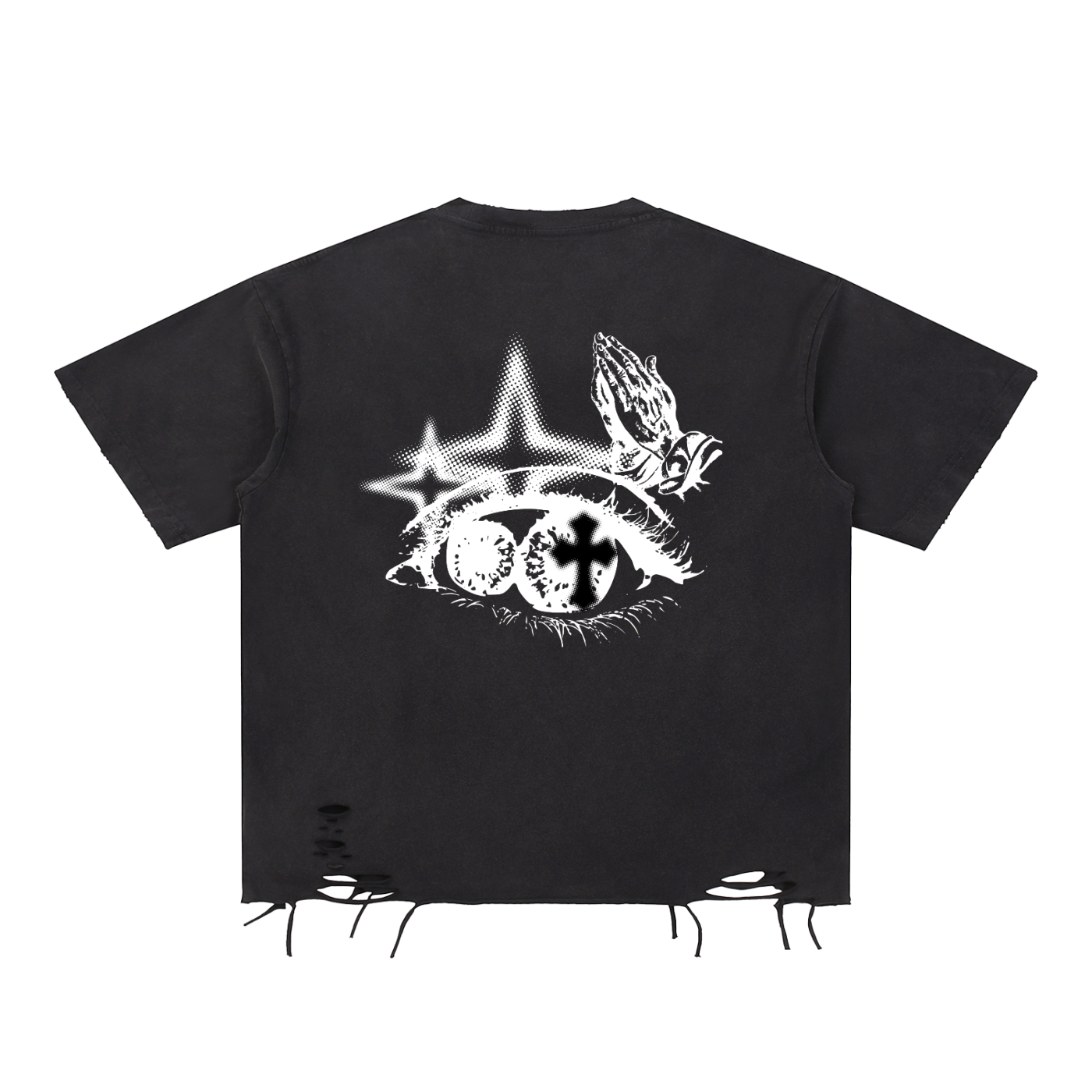 Streetwear ,EYEOFFAITH ,Distressed ,Christ